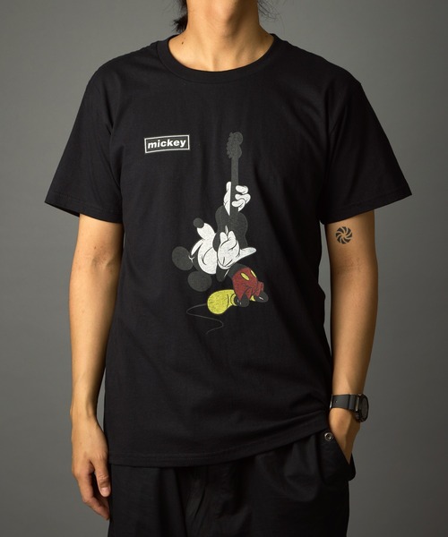 GoodWear グッドウェア Disny Collection ミッキーボックスロゴプリントTシャツ 2 LCS-252002【クリックポスト可】 GoodWear グッドウェア Disny Collection ミッキーボックスロゴ
