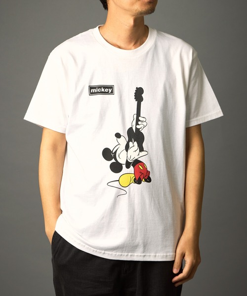 GoodWear グッドウェア Disny Collection ミッキーボックスロゴプリントTシャツ 1 LCS-252001【クリックポスト可】 GoodWear グッドウェア Disny Collection ミッキーボックスロゴ