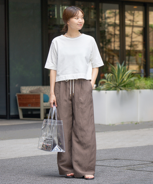 WEB限定/追加》クロップドTシャツ（Tシャツ/カットソー）｜IENA