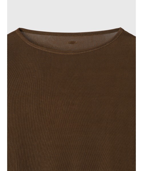 セール】アセテートノースリーブカットトップス（Tシャツ/カットソー