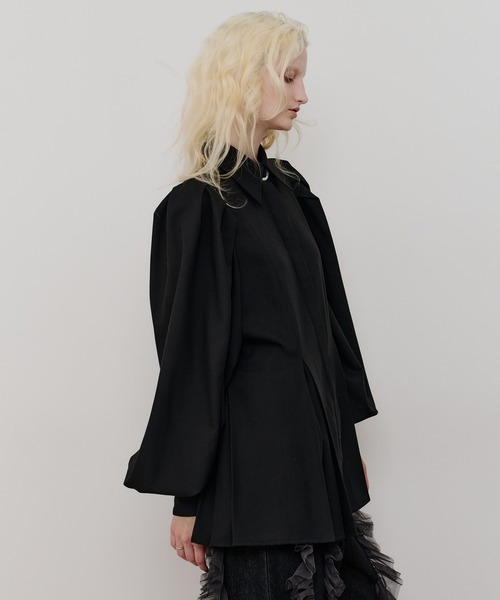 タックフレアボリュームスリーブブラウス（シャツ/ブラウス）｜LA