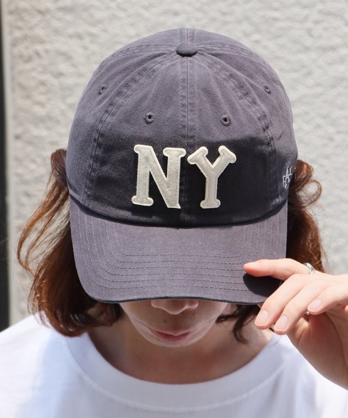 80's USA製 NY キャップ シティー系 バイカー系 ストリート系 AMERICAN NEEDLE/アメリカンニードル ニューヨーク・ヤンキース