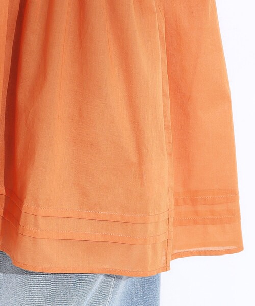 SHOO・LA・RUE(シューラルー)の「【S-LL】一枚で着映え バルーンスリーブブラウス(シャツ/ブラウス・レディース・オレンジ/ブラック/ブルー系その他・01/03/04/02)」の21枚目の写真