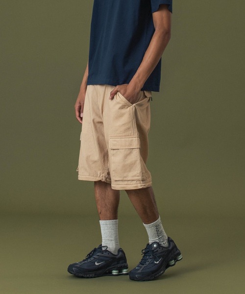 XLARGE(エクストララージ)の「BARBED WIRE 2WAY CARGO PANTS(カーゴパンツ・メンズ・ブラック/ベージュ・32inch/30inch/34inch/36inch)」の1枚目の写真