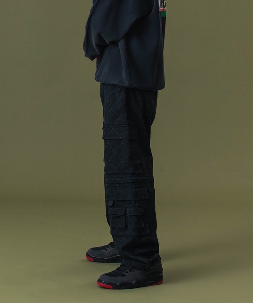 XLARGE(エクストララージ)の「BARBED WIRE 2WAY CARGO PANTS(カーゴパンツ・メンズ・ブラック/ベージュ・32inch/30inch/34inch/36inch)」の3枚目の写真