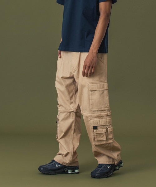 XLARGE(エクストララージ)の「BARBED WIRE 2WAY CARGO PANTS(カーゴパンツ・メンズ・ブラック/ベージュ・32inch/30inch/34inch/36inch)」の11枚目の写真