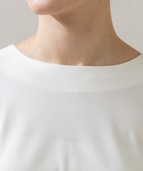 Sono(ソーノ)の「【SONO/ソーノ】【Summer Stretch】パフィブロッサムチュニックPO(Tシャツ/カットソー・レディース・ネイビー/ホワイト/ブラック・F)」の18枚目の写真