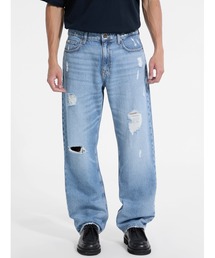 GUESS JEANS | GUESS JEANS G18 Relaxed デニムパンツ ワイドジーンズ (デニムパンツ)