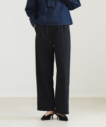 Demi-Luxe BEAMS | ポプリン ストライプ イージーパンツ(その他パンツ)