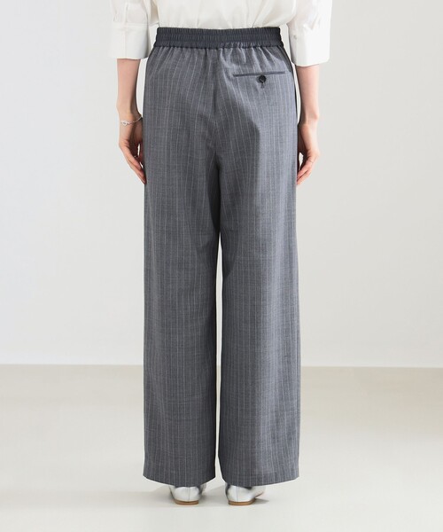 Demi-Luxe BEAMS(デミルクス ビームス)の「ポプリン ストライプ イージーパンツ(スラックス・レディース・ネイビー/グレー・38/36)」の15枚目の写真
