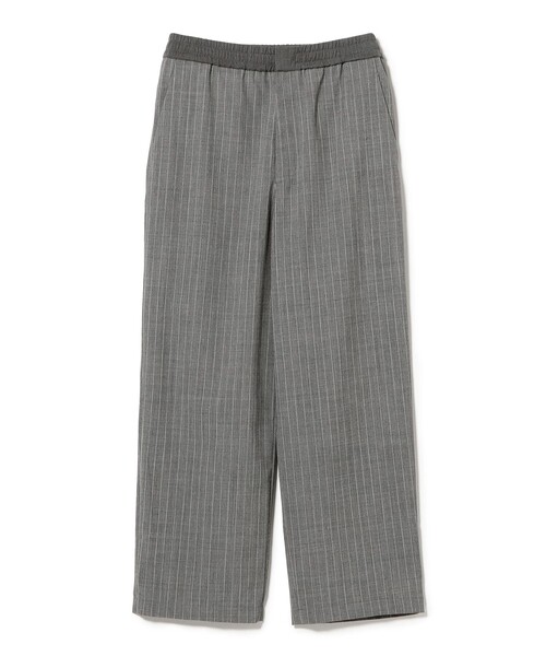Demi-Luxe BEAMS(デミルクス ビームス)の「ポプリン ストライプ イージーパンツ(スラックス・レディース・ネイビー/グレー・38/36)」の21枚目の写真