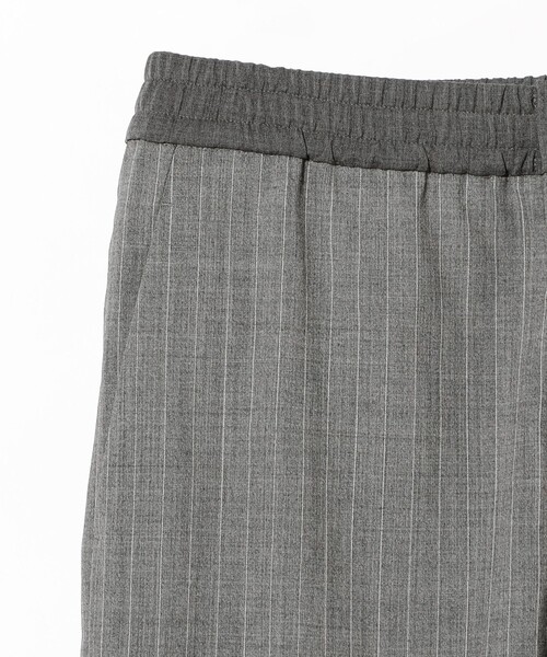 Demi-Luxe BEAMS(デミルクス ビームス)の「ポプリン ストライプ イージーパンツ(スラックス・レディース・ネイビー/グレー・38/36)」の22枚目の写真