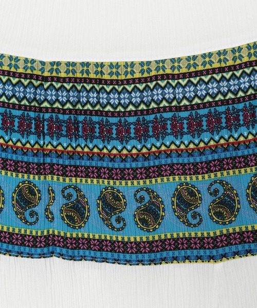 チャイハネ(チャイハネ)の「【チャイハネ】サラパチロングスカート(スカート・レディース・ブラウン/ホワイト/ブラック・FREE)」の5枚目の写真