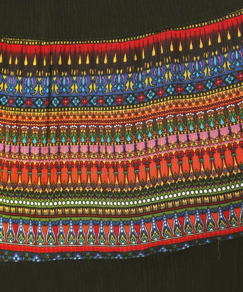 チャイハネ(チャイハネ)の「【チャイハネ】サラパチロングスカート(スカート・レディース・ブラウン/ホワイト/ブラック・FREE)」の14枚目の写真