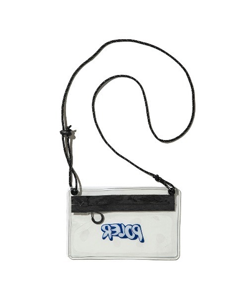 POLeR（ポーラー）の「POLER HIGH&DRY PVC CLEAR MOBILE SACOCHE（ポーラー ハイ＆ドライ PVC クリア モバイル サコッシュ）（ボディバッグ/ウエストポーチ・メンズ・ブラック/グレー/オレンジ/パープル・ONE SIZE）」の6枚目の写真