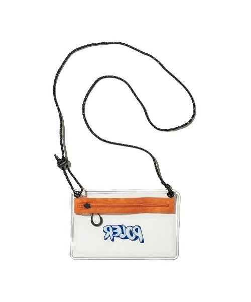 POLeR（ポーラー）の「POLER HIGH&DRY PVC CLEAR MOBILE SACOCHE（ポーラー ハイ＆ドライ PVC クリア モバイル サコッシュ）（ボディバッグ/ウエストポーチ・メンズ・ブラック/グレー/オレンジ/パープル・ONE SIZE）」の15枚目の写真