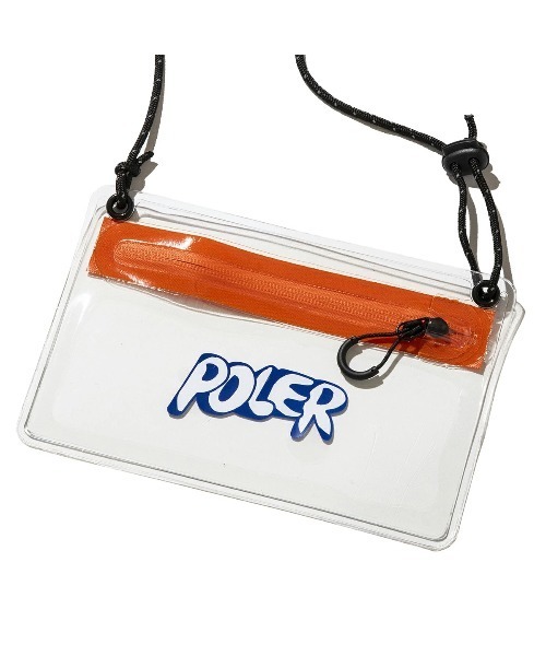 POLeR（ポーラー）の「POLER HIGH&DRY PVC CLEAR MOBILE SACOCHE（ポーラー ハイ＆ドライ PVC クリア モバイル サコッシュ）（ボディバッグ/ウエストポーチ・メンズ・ブラック/グレー/オレンジ/パープル・ONE SIZE）」の16枚目の写真