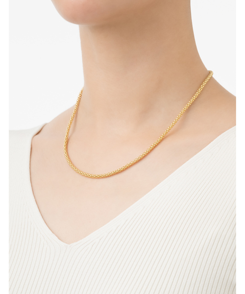 Rouge vif（ルージュヴィフ）の「【MARIHA／マリハ】Silent Rainネックレスポップコーンチェーン M 45cm（ネックレス・レディース・ゴールド・フリー）」の5枚目の写真