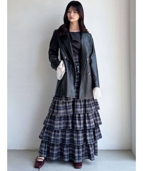 未使用級)EDIFICEx LE LYSx FOXコラボテーラドジャケット ラビ