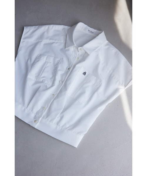 Her lip to Trois Logo Cropped Shirt Sサイズ Trois Logo Cropped Shirt（シャツ/ブラウス）｜Her lip to