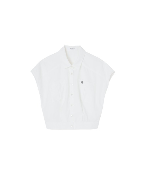 Her lip to Trois Logo Cropped Shirt Sサイズ Trois Logo Cropped Shirt（シャツ/ブラウス）｜Her lip to