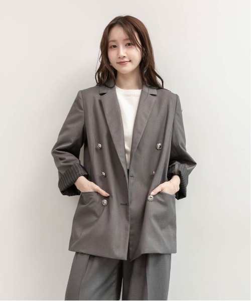 ダブルブレストテーラードジャケット（テーラードジャケット）｜RANDA