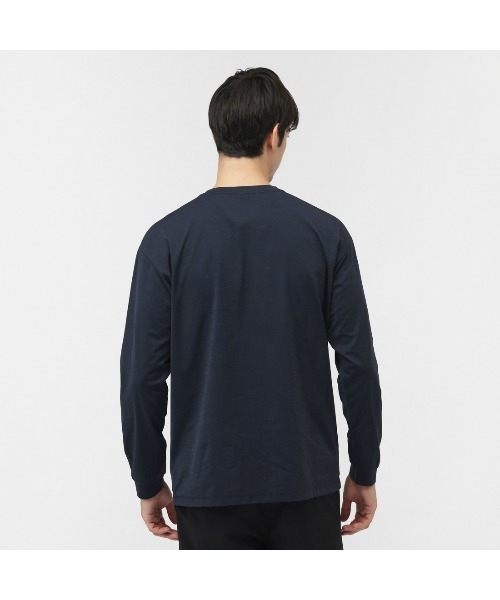 TIGORA（ティゴラ）の「ティゴラ TIGORA ドライストレッチロングTシャツ（Tシャツ/カットソー・メンズ・サンドグレー/ネイビー/ブラック・L/3L/S/M/LL）」の14枚目の写真