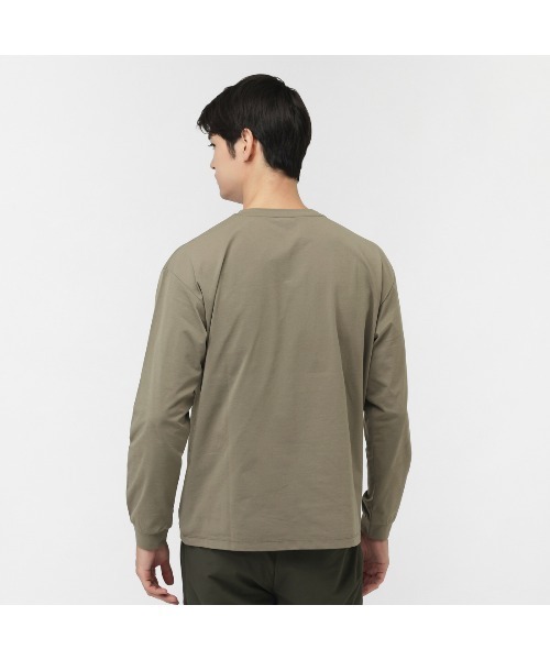 TIGORA（ティゴラ）の「ティゴラ TIGORA ドライストレッチロングTシャツ（Tシャツ/カットソー・メンズ・サンドグレー/ネイビー/ブラック・L/3L/S/M/LL）」の13枚目の写真