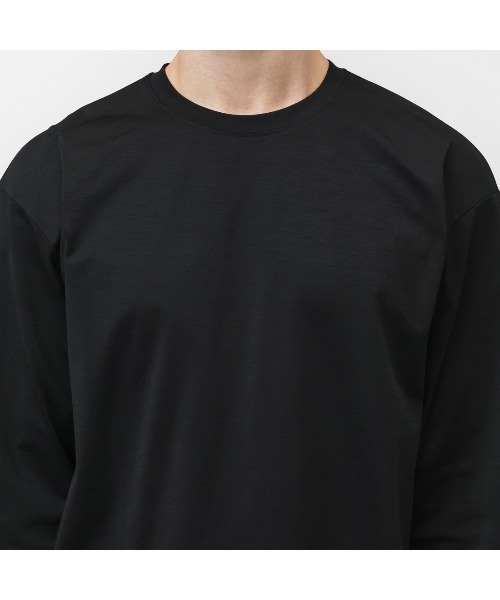 TIGORA（ティゴラ）の「ティゴラ TIGORA ドライストレッチロングTシャツ（Tシャツ/カットソー・メンズ・サンドグレー/ネイビー/ブラック・L/3L/S/M/LL）」の9枚目の写真