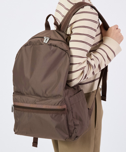 LeSportsac 2way リュック バックパック ブラウン　ほぼ新品 セール】CLASSIC EVERYDAY BP ダークチョコレート（バックパック
