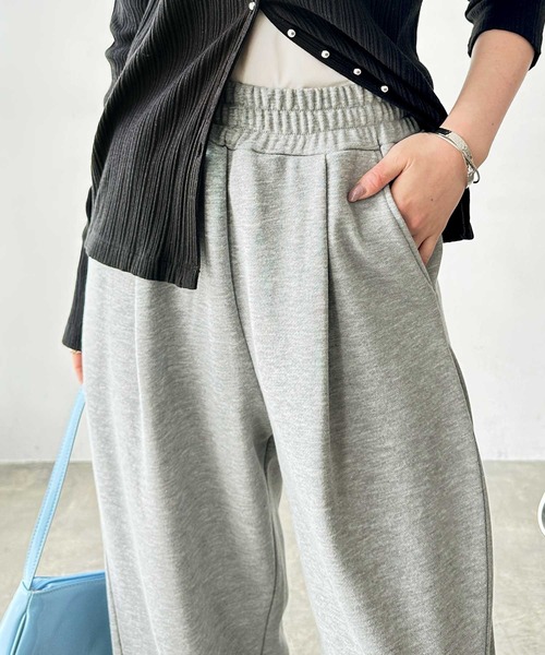 GeeRA（ジーラ）の「【S-XLサイズ展開】サイドタックイージースウェットパンツ（スウェットパンツ・レディース・オートミール/杢グレー/ブラック・SMALL/MEDIUM/LARGE/X-LARGE）」の22枚目の写真