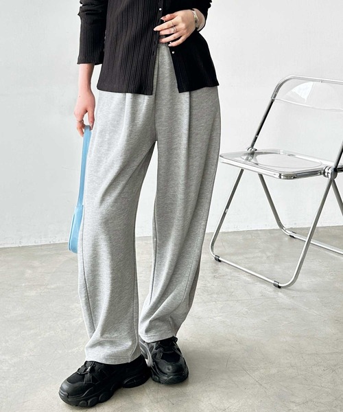 GeeRA（ジーラ）の「【S-XLサイズ展開】サイドタックイージースウェットパンツ（スウェットパンツ・レディース・オートミール/杢グレー/ブラック・SMALL/MEDIUM/LARGE/X-LARGE）」の15枚目の写真