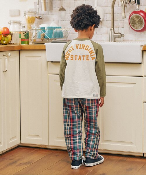 F.O.KIDS（エフオーキッズ）の「【ジュニア対応】ナンバリングAPラグランTee（Tシャツ/カットソー・キッズ・ブルー/レッド/カーキ・100/90/80/110/140/130/120）」の7枚目の写真