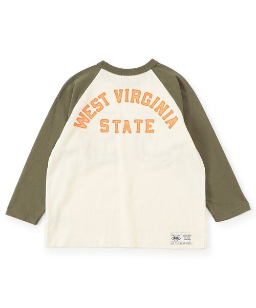 F.O.KIDS（エフオーキッズ）の「【ジュニア対応】ナンバリングAPラグランTee（Tシャツ/カットソー・キッズ・ブルー/レッド/カーキ・100/90/80/110/140/130/120）」の5枚目の写真