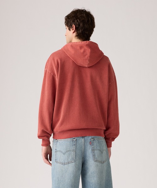 Levi's（リーバイス）の「Levi's/リーバイス Two Horse ジップアップ スウェットシャツ（パーカー・メンズ・レッド・M/S/XL/L）」の2枚目の写真