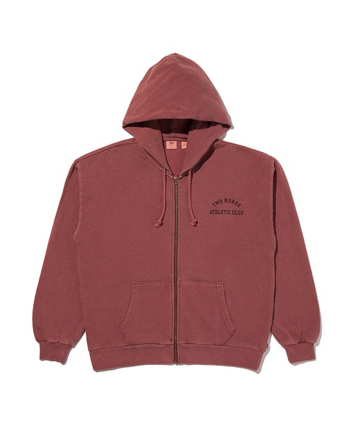 Levi's（リーバイス）の「Levi's/リーバイス Two Horse ジップアップ スウェットシャツ（パーカー・メンズ・レッド・M/S/XL/L）」の3枚目の写真