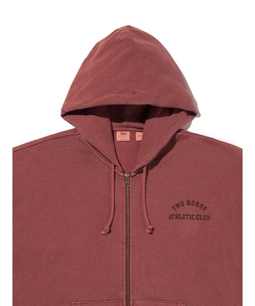 Levi's（リーバイス）の「Levi's/リーバイス Two Horse ジップアップ スウェットシャツ（パーカー・メンズ・レッド・M/S/XL/L）」の5枚目の写真