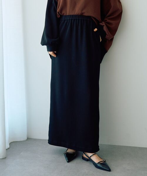 Editt by YECCA VECCA（エディットバイイェッカヴェッカ）の「ZIPアレンジスカート（スカート・レディース・グレー/ブラック・FREE）」の11枚目の写真