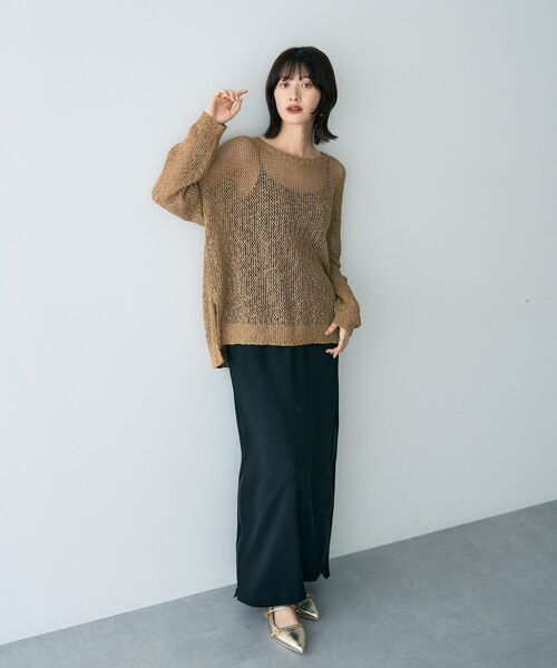 Editt by YECCA VECCA（エディットバイイェッカヴェッカ）の「ZIPアレンジスカート（スカート・レディース・グレー/ブラック・FREE）」の17枚目の写真