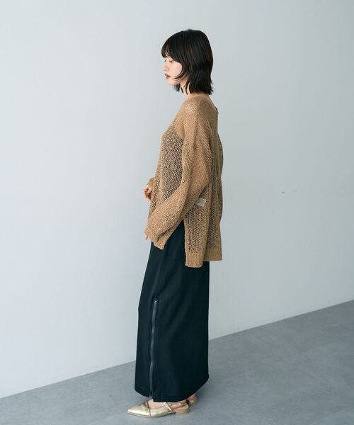 Editt by YECCA VECCA（エディットバイイェッカヴェッカ）の「ZIPアレンジスカート（スカート・レディース・グレー/ブラック・FREE）」の18枚目の写真