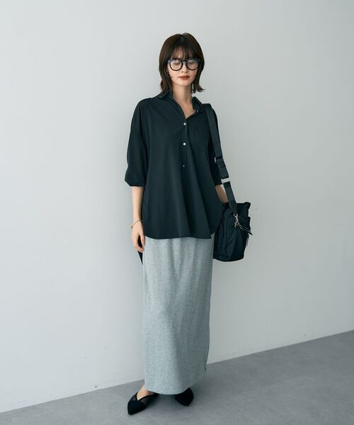 Editt by YECCA VECCA（エディットバイイェッカヴェッカ）の「ZIPアレンジスカート（スカート・レディース・グレー/ブラック・FREE）」の19枚目の写真