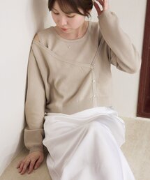 gemeil | アシンメトリーレイヤードトップス（LA-316）(ニット/セーター)