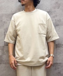 BACK NUMBER | BACK NUMBER(バックナンバー)【メンズ】【接触冷感】胸ポケット半袖Tシャツ(Tシャツ/カットソー)