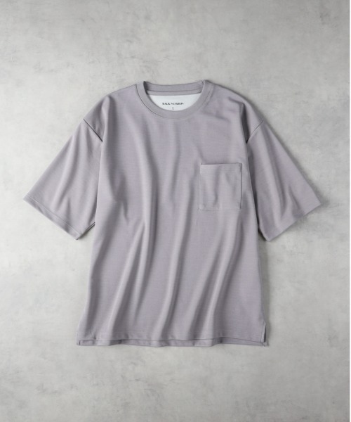 BACK NUMBER(バックナンバー)の「BACK NUMBER(バックナンバー)【メンズ】【接触冷感】胸ポケット半袖Tシャツ(Tシャツ/カットソー・メンズ・ブラック/ライトベージュ/ライトグレー/ホワイト/グリーン/ブルー・L/XL/M)」の18枚目の写真