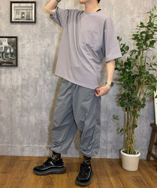 BACK NUMBER(バックナンバー)の「BACK NUMBER(バックナンバー)【メンズ】【接触冷感】胸ポケット半袖Tシャツ(Tシャツ/カットソー・メンズ・ブラック/ライトベージュ/ライトグレー/ホワイト/グリーン/ブルー・L/XL/M)」の19枚目の写真