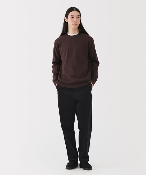 無印良品（ムジルシリョウヒン）の「紳士　コーデュロイイージーパンツ（その他パンツ・メンズ・ダークネイビー/ダークブラウン/ブラック/ブラウン系・S/M/L/XL）」の5枚目の写真