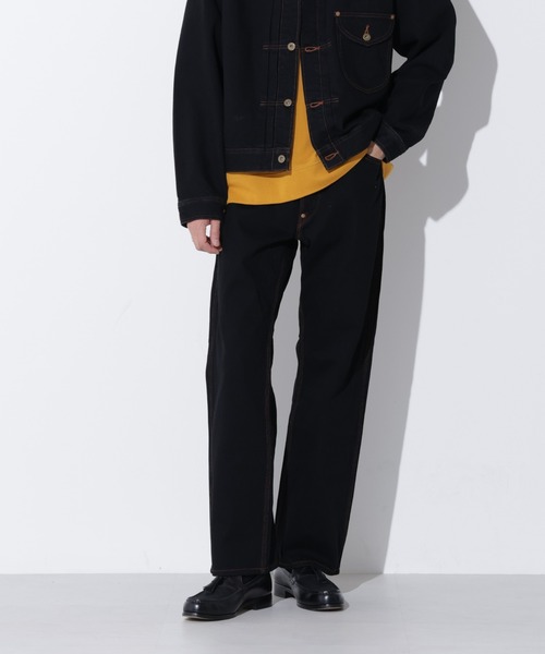 Lee(リー)の「LEE/別注 COW BOY PANTS(セットアップ可)(デニムパンツ・メンズ・インディゴブルー/ブラック・L/M/S)」の1枚目の写真