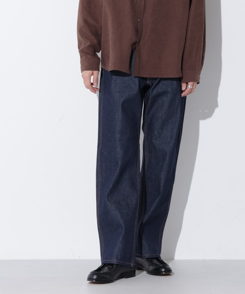 Lee(リー)の「LEE/別注 COW BOY PANTS(セットアップ可)(デニムパンツ・メンズ・インディゴブルー/ブラック・L/M/S)」の3枚目の写真