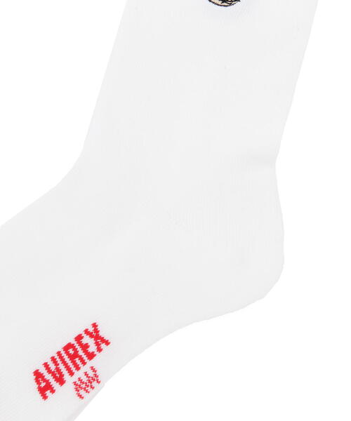 AVIREX（アヴィレックス）の「《直営店限定》FLYING TIGERS SOX/フライングタイガー ソックス（ソックス/靴下・レディース・ブラック/ホワイト・F）」の8枚目の写真