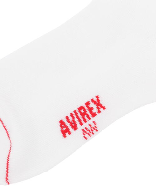 AVIREX（アヴィレックス）の「《直営店限定》FLYING TIGERS SOX/フライングタイガー ソックス（ソックス/靴下・レディース・ブラック/ホワイト・F）」の9枚目の写真